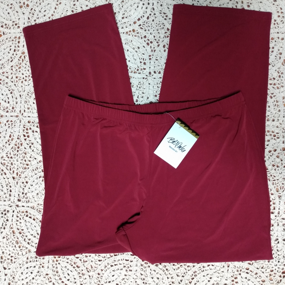NWT Bob Mackie Pull-On Pants MP